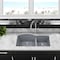 Nantucket Sinks 60/40 Double Bowl Undermount Granite Composite Titanium PR6040-TI-UM - alternate 2